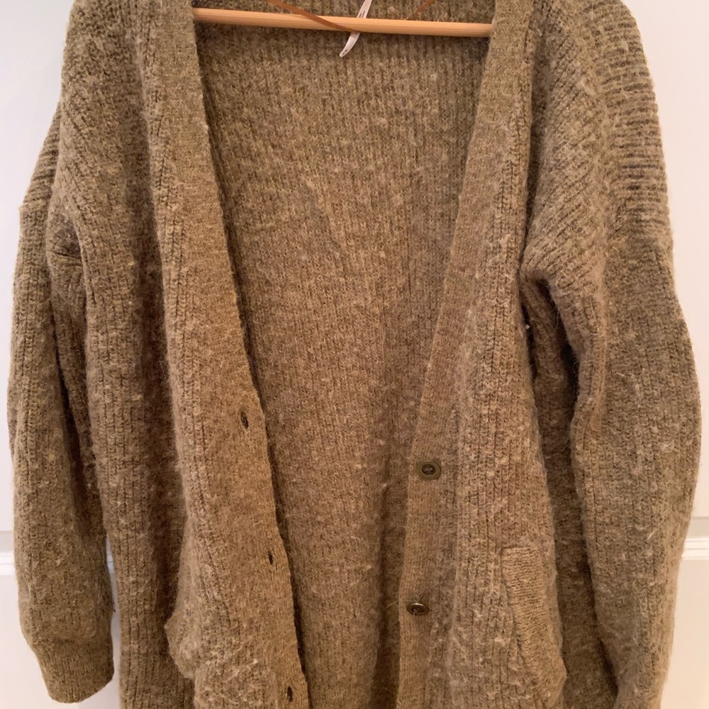 Free People Brown Cardigan